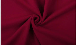 Red Wool Coating Fabric – Heavy Weight Woven