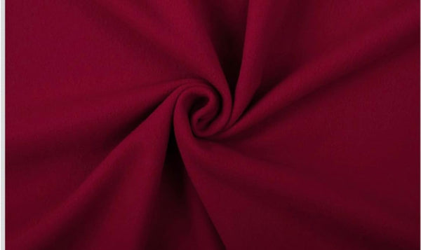 Red Wool Coating Fabric – Heavy Weight Woven