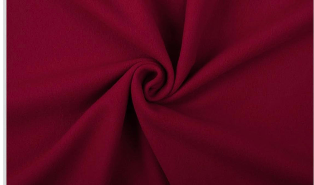 Red Wool Coating Fabric – Heavy Weight Woven