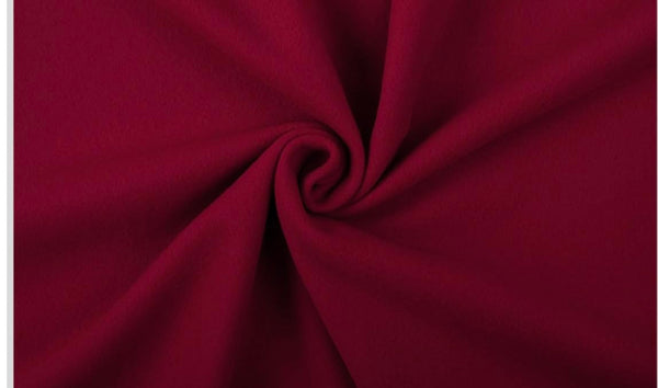 Red Wool Coating Fabric – Heavy Weight Woven