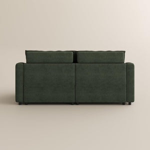 Power Reclining Loveseat – Velvet Modular Sofa with USB Ports