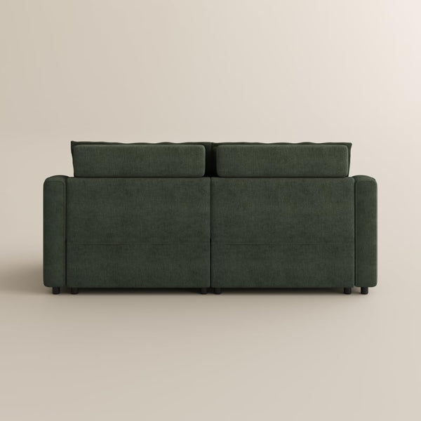 Power Reclining Loveseat – Velvet Modular Sofa with USB Ports