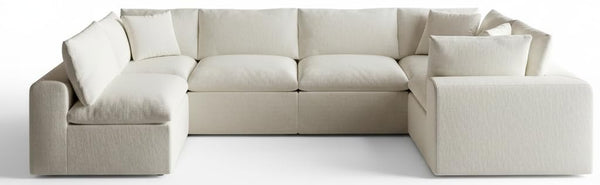 130" Oversized Modular Sectional Sofa