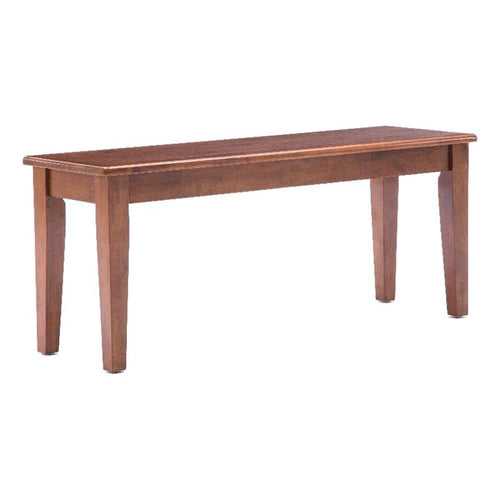 Shaker Backless Dining Bench – Rubberwood, Walnut Finish