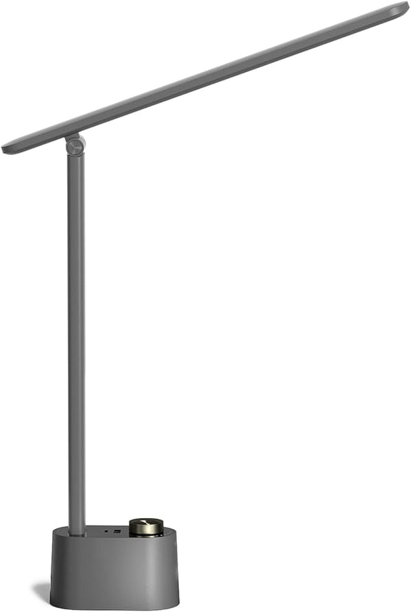Foldable LED Desk Lamp with USB-A & USB-C Charging Ports