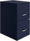 2-Drawer Vertical Metal Filing Cabinet – Lockable, Pre-Assembled, Letter Size