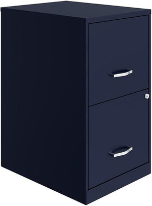 2-Drawer Vertical Metal Filing Cabinet – Lockable, Pre-Assembled, Letter Size