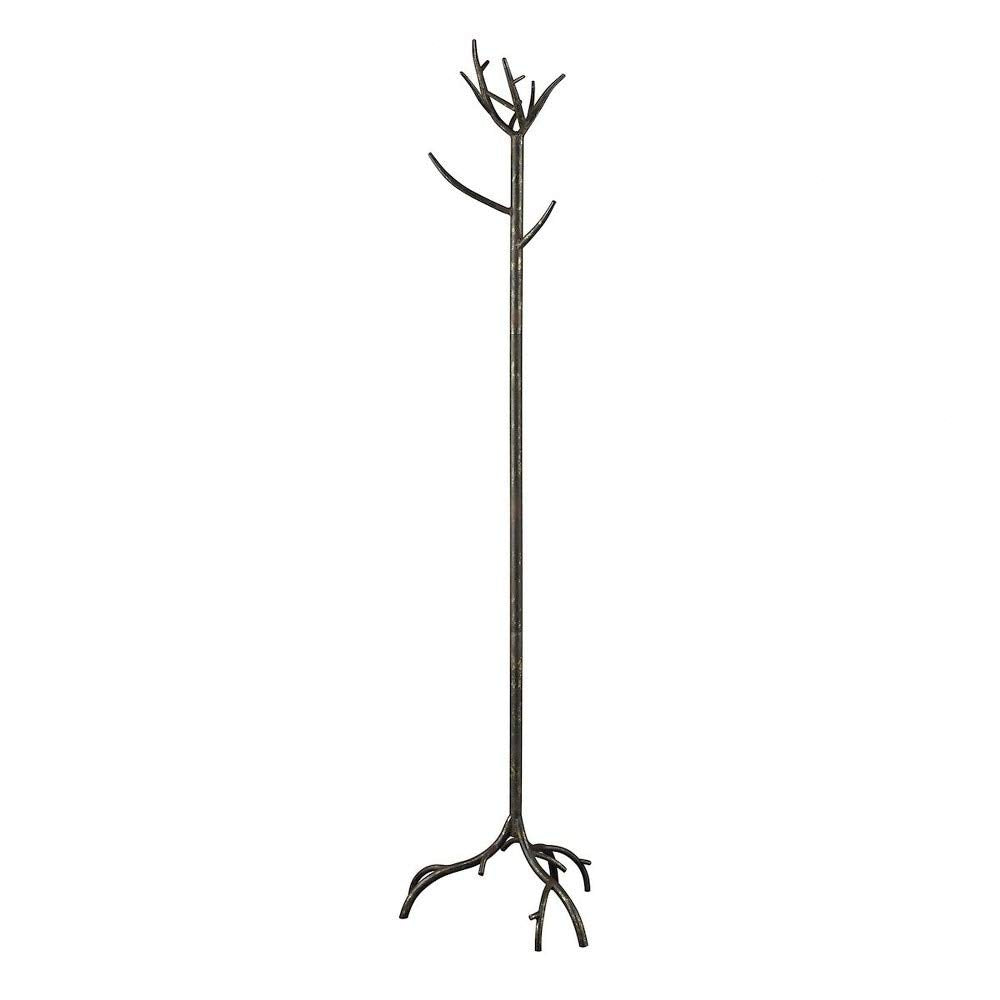 Branch-Style Metal Coat Rack with Contemporary Design