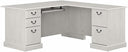 L-Shaped Executive Office Desk with Storage