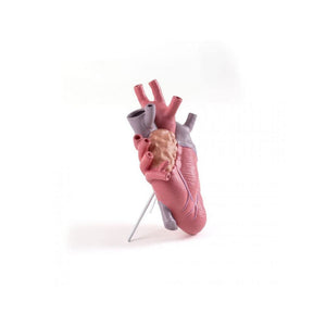 Transparent Heart-Shaped Porcelain Vase