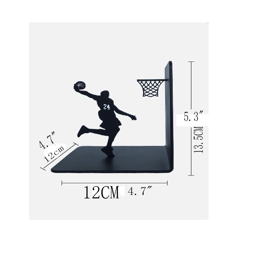 Metal Basketball Bookends