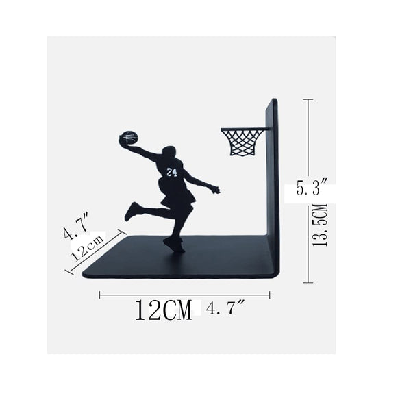 Metal Basketball Bookends