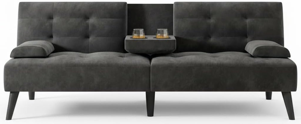 64" Convertible Futon Sofa Bed
