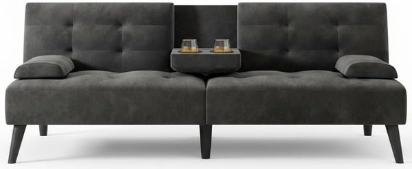 64" Convertible Futon Sofa Bed
