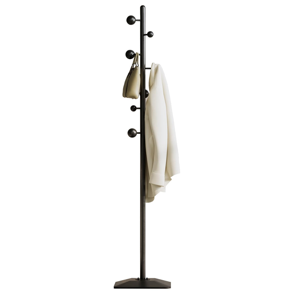 Metal Coat Rack Freestanding with 7 Hooks