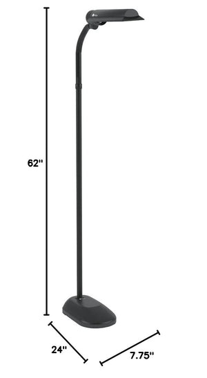 Wing Shade Floor Lamp 18-Watt Black