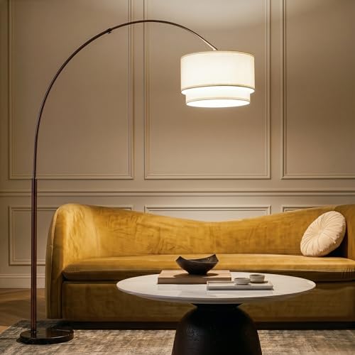 Arc Floor Lamp with Marble Base