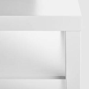 White Rectangular Coffee Table