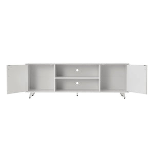 63" TV Stand with Doors and Shelves