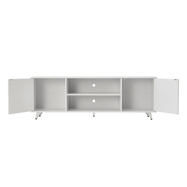 63" TV Stand with Doors and Shelves