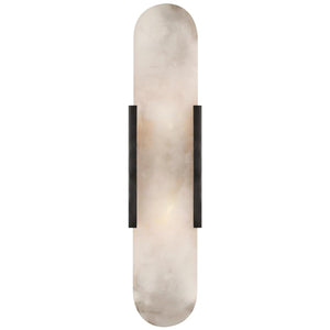 Marble Wall Sconce Light Fixture – 3-Light Candelabra Style