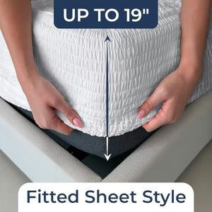 Waterproof Quilted Mattress Protector – Deep Pocket Fitted Cover