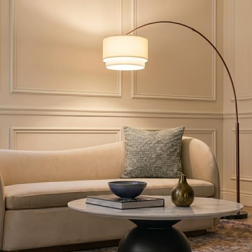 Arc Floor Lamp with Marble Base