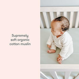 Organic Cotton Fitted Crib Sheet 2-Pack