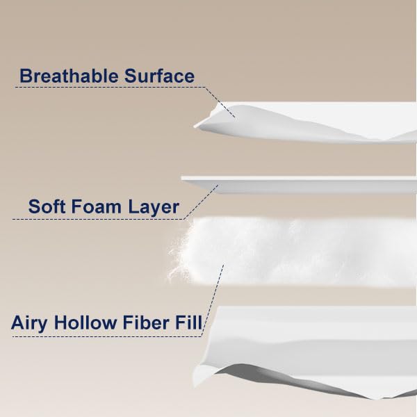 2-Inch Pillow Top Mattress Topper with Cotton Surface and Deep Pocket Fit