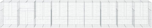 Galvanized Gabion Basket Raised Garden Bed & Retaining Wall