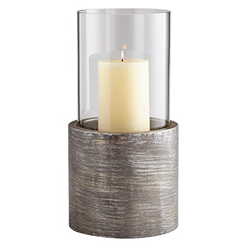Valerian Small Iron Candle Holder – Silver
