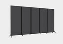 5-Panel Folding Room Divider with Locking Casters