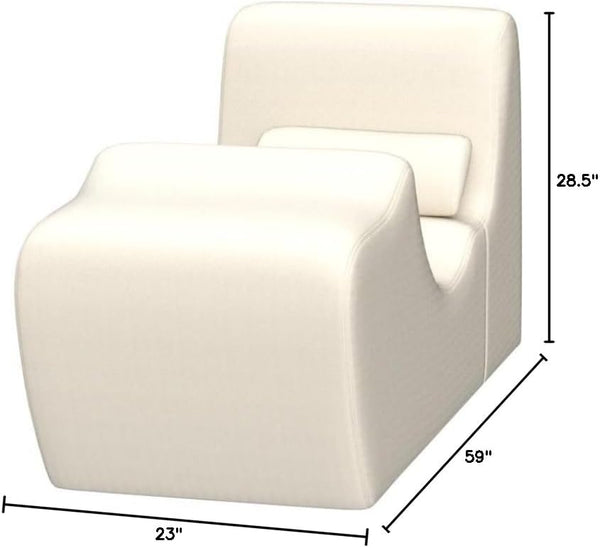 Zero Gravity Chaise Lounger with Lumbar Pillow