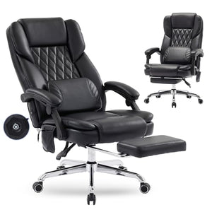 Heavy Duty 500LBS Massage Office Chair with Footrest
