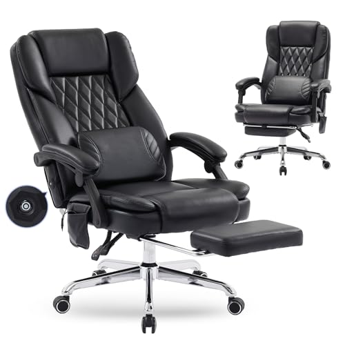 Heavy Duty 500LBS Massage Office Chair with Footrest