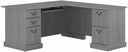 L-Shaped Executive Office Desk with Storage