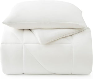 Reversible Comforter Set with Down Alternative Fill & Pillow Shams