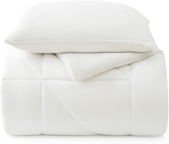 Reversible Comforter Set with Down Alternative Fill & Pillow Shams