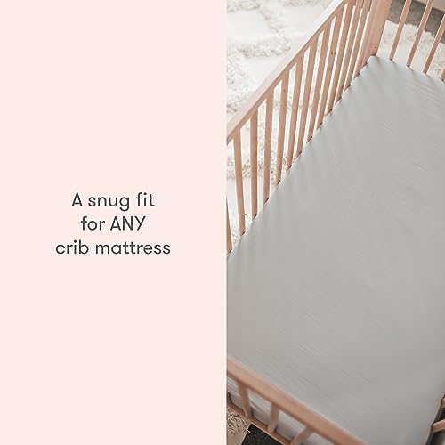 Organic Cotton Fitted Crib Sheet 2-Pack