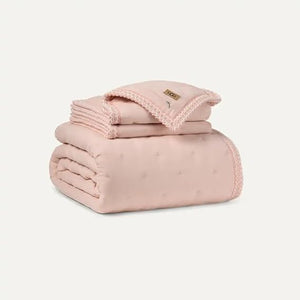 Devon Braid Quilt Set – Plush Quilted Bedding with Shams