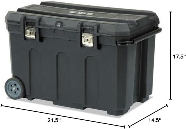 50 Gallon Mobile Tool Chest with Wheels and Locking Latches