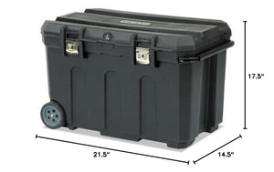 50 Gallon Mobile Tool Chest with Wheels and Locking Latches