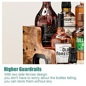 3-Tier Countertop Liquor & Wine Display Shelf