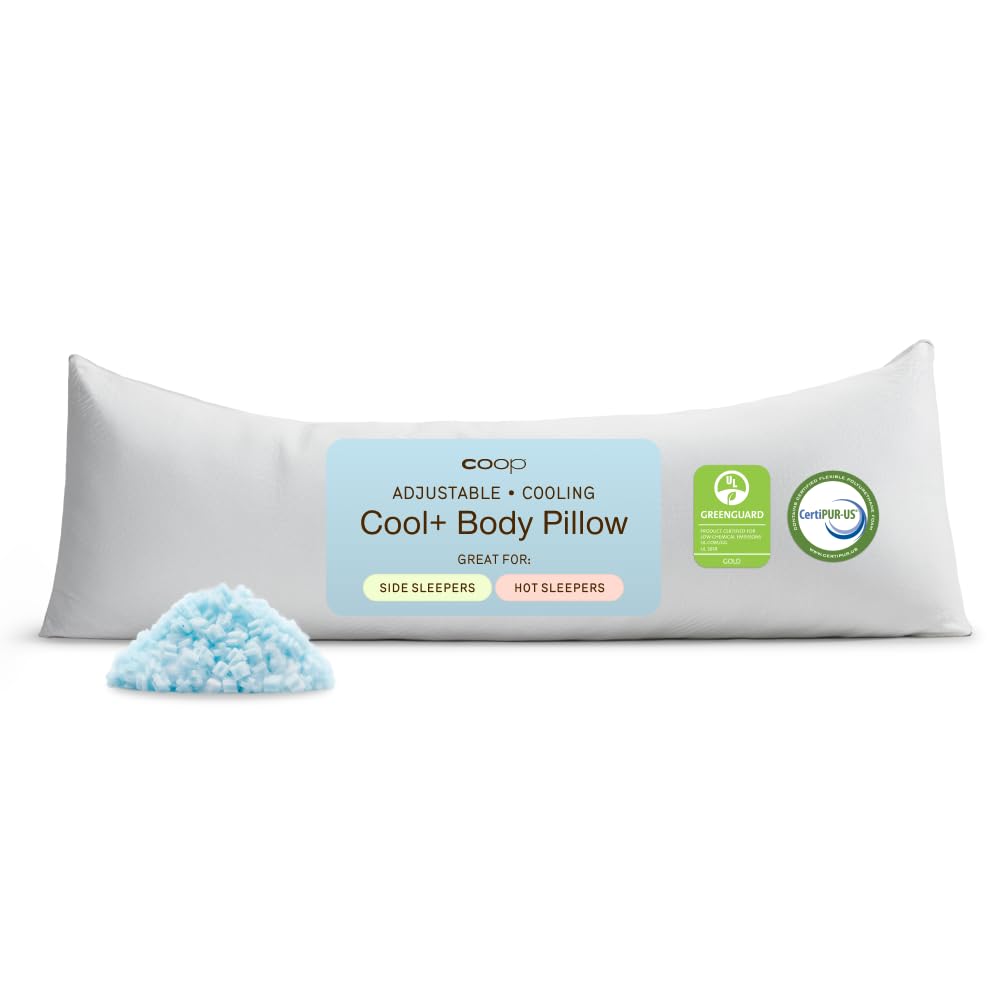 Cooling Adjustable Body Pillow 18x52
