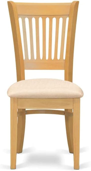 Dining Chairs with Linen Seat, Set of 2
