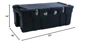 Large Wheeled Storage Trunk – 37" x 18" x 14"