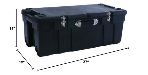 Large Wheeled Storage Trunk – 37" x 18" x 14"