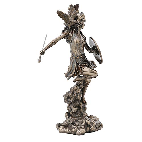 Greek Goddess Athena Bronze Finish Statue