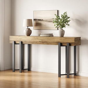 63-Inch Industrial Console Table