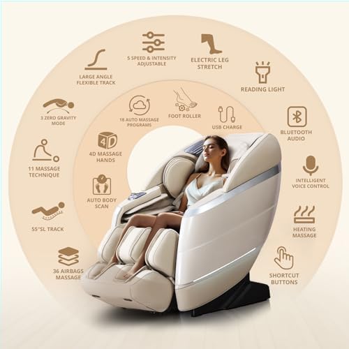4D Massage Chair Full Body Recliner